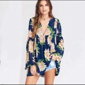 Show Me Your Mumu Women’s Mia Sunflower Tunic Top